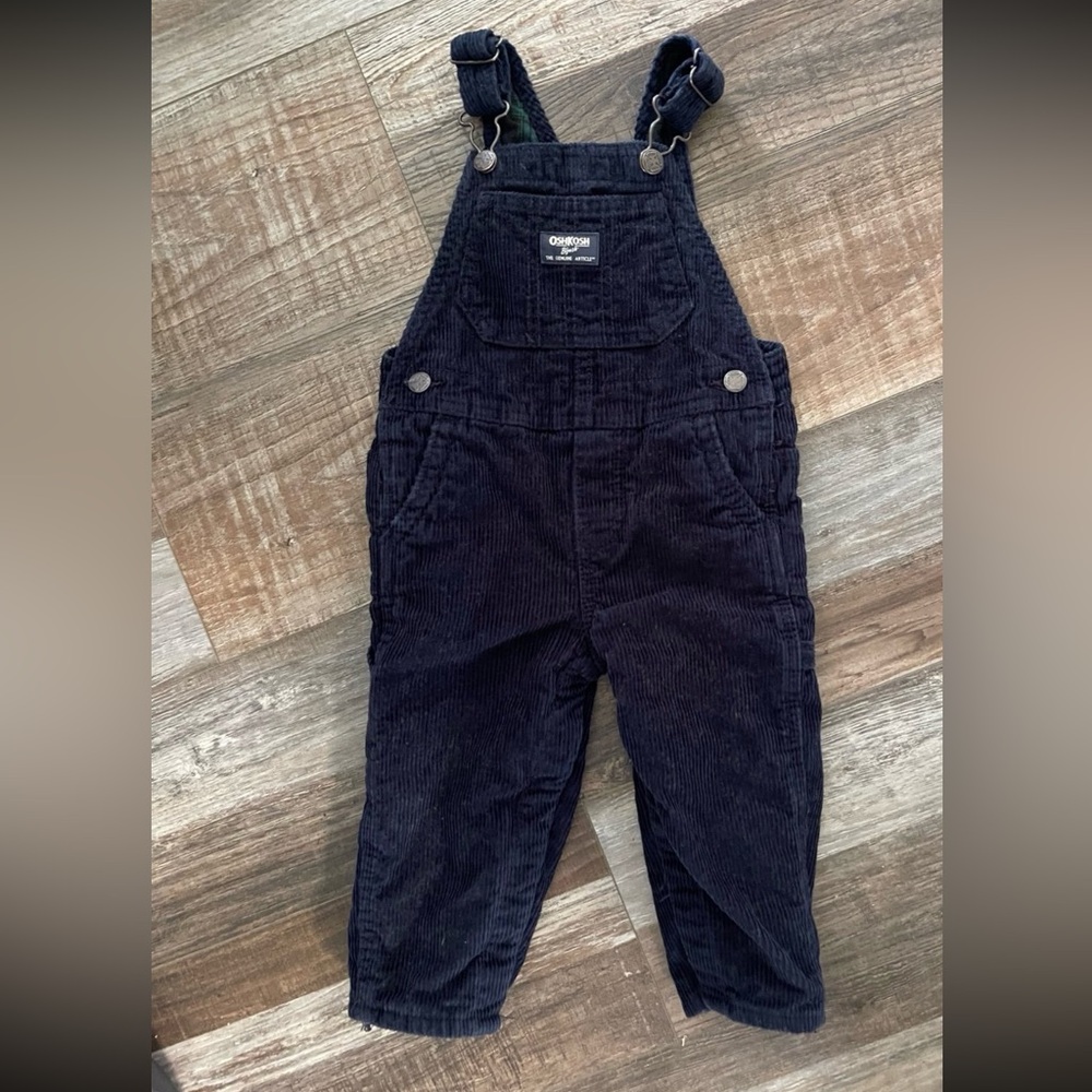OshKosh B'gosh Navy Corduroy Overalls for Kids